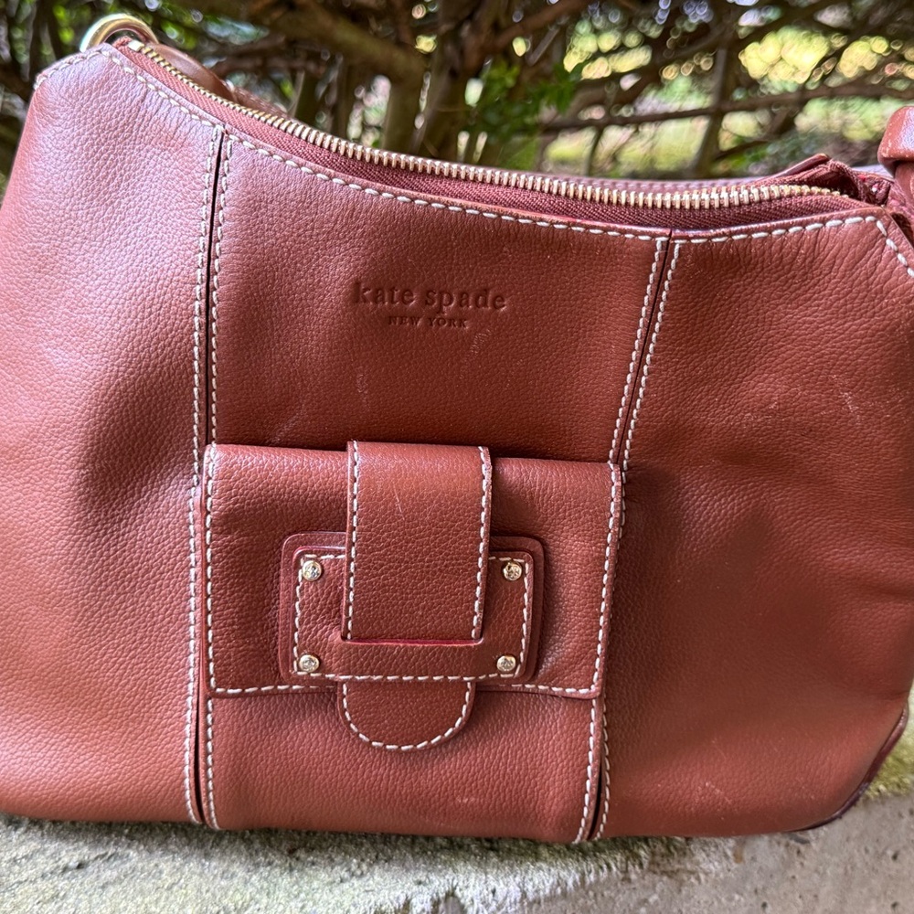 Kate Spade Brown Leather Shoulder Bag